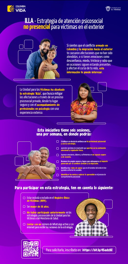 Estrategia de atención psicosocial no presencial para victimas en el exterior