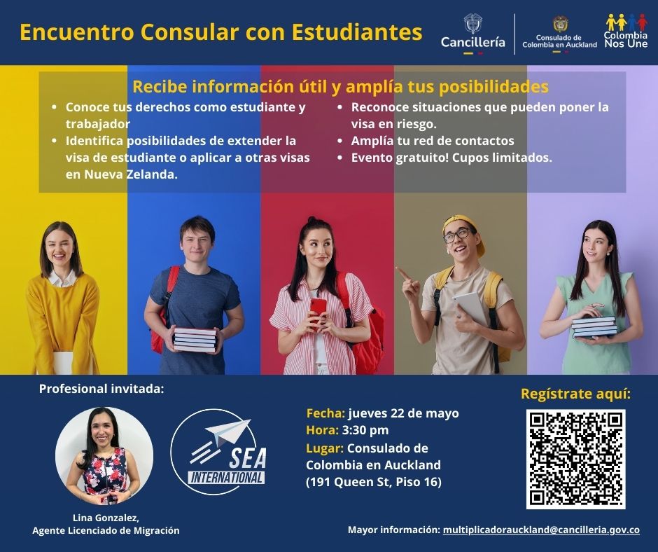 Banner con código QR