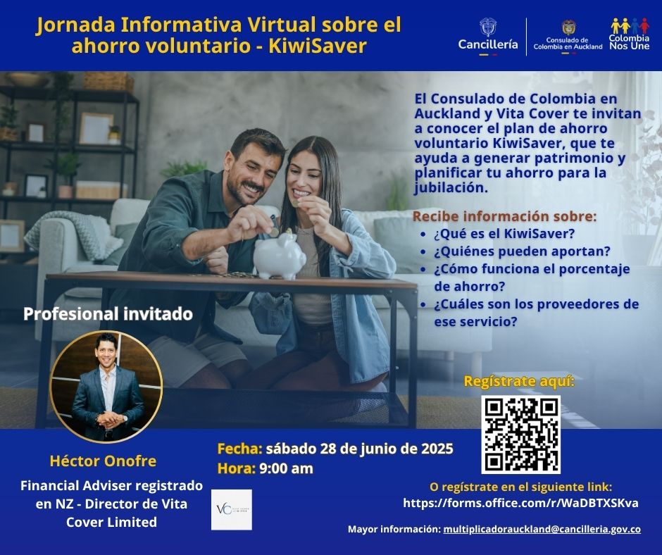 Invitación Jornada Inf Pensiones KiwiSaver