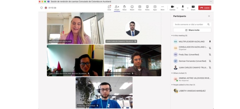 Así rendimos cuentas desde el Consulado General de Colombia en Auckland