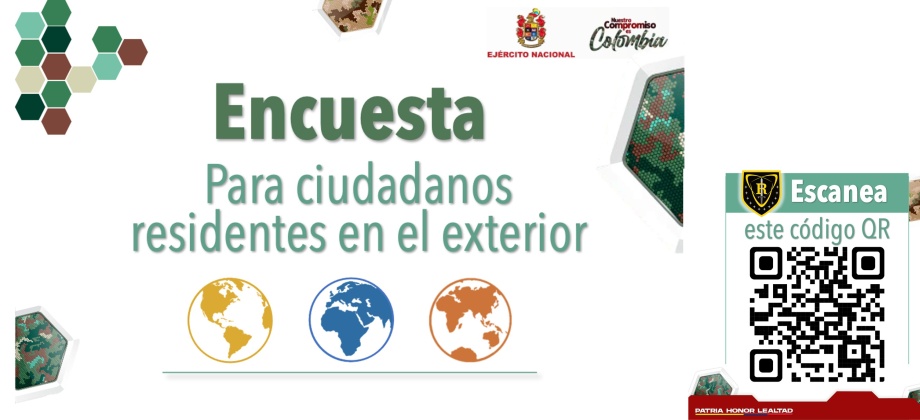 Encuesta para definición de situación militar de colombianos en el exterior 
