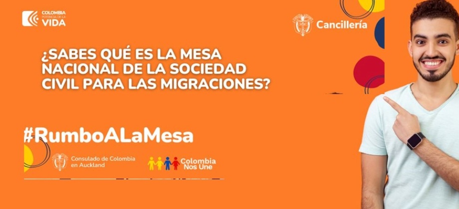 Participa en la Mesa Nacional de la Sociedad Civil para las Migraciones