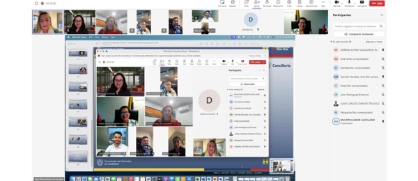 La comunidad de Christchurch participó en Encuentro Consular Virtual