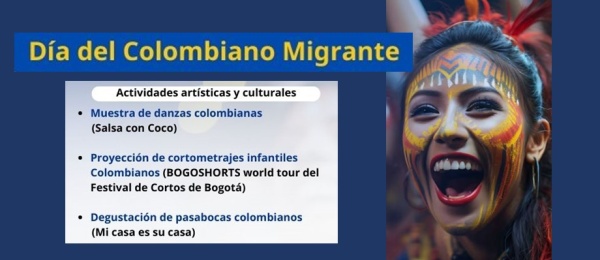 Participa de la Celebración del Día del Colombiano Migrante en Auckland este sábado 12 de octubre de 2024 