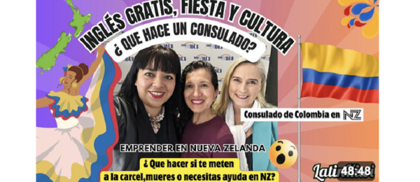 Gráfico en el que aparecen las funcionarias consulares y los temas abordados en el programa radial