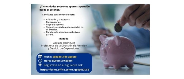 Participa en la Jornada Informativa Virtual sobre Pensiones